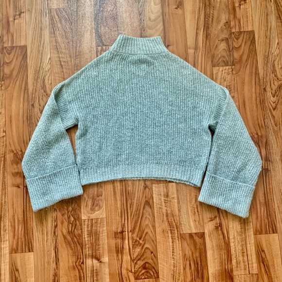 Topshop cropped oversized boxy gray sweater - Picture 10 of 10